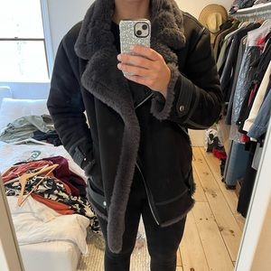 Faux Shearling Coat